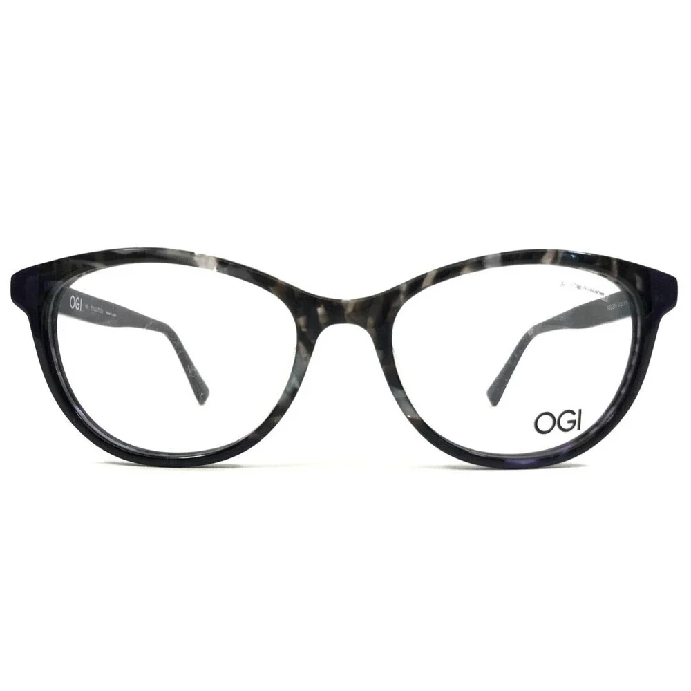 OGI Eyeglasses Frames 3136/2114 EVOLUTION Purple Gray Round Cat Eye 51-17-140